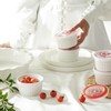 Sweese 8 oz Ramekins with Lid, Porcelain Creme Brulee Souffle
