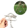 PWPAM Camping Tripod Board with Adjustable Chain for Suspending Pots