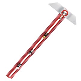 HONGDUI Hooked ON Wood MT-2465 PRO Scriber Marking T Square Ruler Aluminum Alloy Hole Positioning Marking Gauge