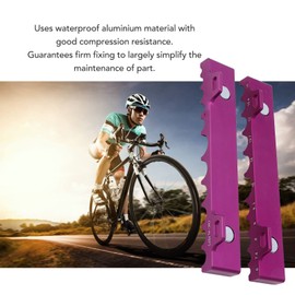 Pilipane Bicycle Repair Vise Jaw,Aluminum Purple,Universal Fork Vise,Bike Rear Shocks Absorber Clamp Aluminum Alloy Front Fork Repair Tools Bike Maintenance Accessories