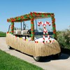 Weysat 8 Pcs Christmas in July Golf Cart Decorations Kit