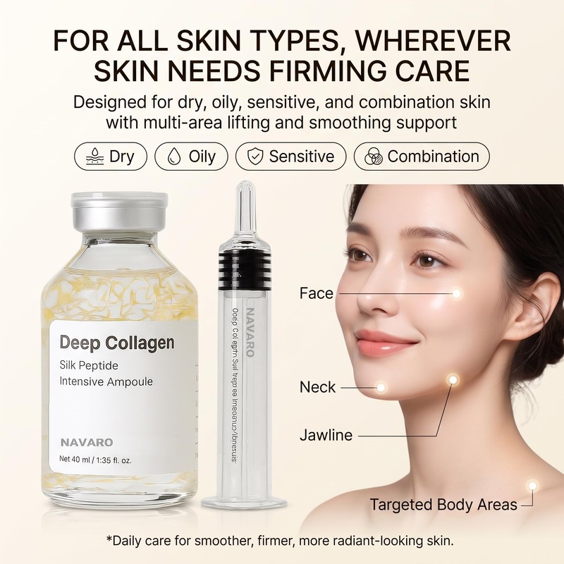 Navaro Peptide Deep Collagen Lifting Ampoule - Anti-Wrinkle & Firming