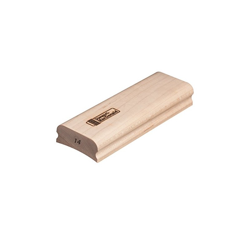 StewMac 8"-Long Wooden Radius Sanding Block, 14" Radius