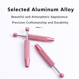 Roczential Piercing Assistant Pen, Piercing Ball Grabber Tool, Diamond Claw Tweezers, 4 Claw Jeweler's Pick Up Tool, Piercing Tools for Changing Jewelry, Grabber for Tiny Objects (3PCS)