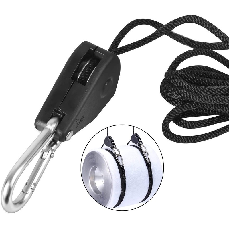 LUCKYBEE 1/8 Inch Rope Ratchet, Adjustable, Easy to Use, Rope