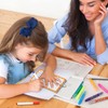17 Pcs Multiplication Flashcards with Dry Erase Markers and Rings