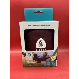 Sierra Designs Double  Lightweight Hammock 124"  78" 400lb W/Tree Saver Straps