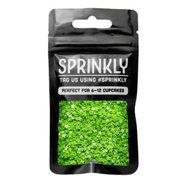 SPRINKLY - Glimmer Stars - Green (Mini) - 25g