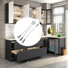 10pcs Cabinet Door Restraint,Cupboard Door Protector Hinge Limiter, Door Hinge