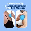 ResultSport Lacrosse & Spike Massage Ball Set with Storage Bag,