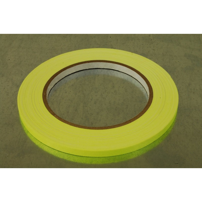 Quarter Inch x 25 Yards UV Blacklight Reactive Fluorescen​t Gaffer