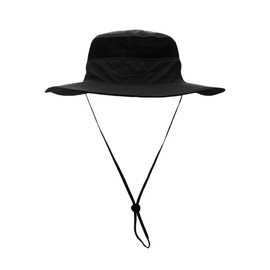 Wanying Women's Men's Outdoor Bucket Hat Fisherman Hat Bush Hats with Chin Strap Breathable Quick Drying Sun Protection for Head Circumference 56-60 cm -