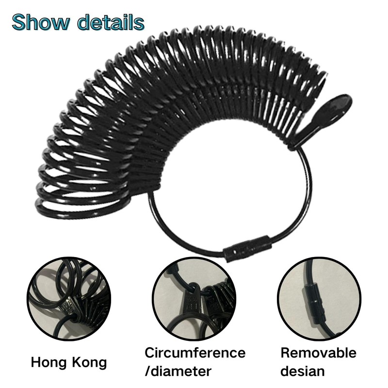 1pcs Ring Measurer and Ring Sizer, Wedding Ring Sizer, Professional