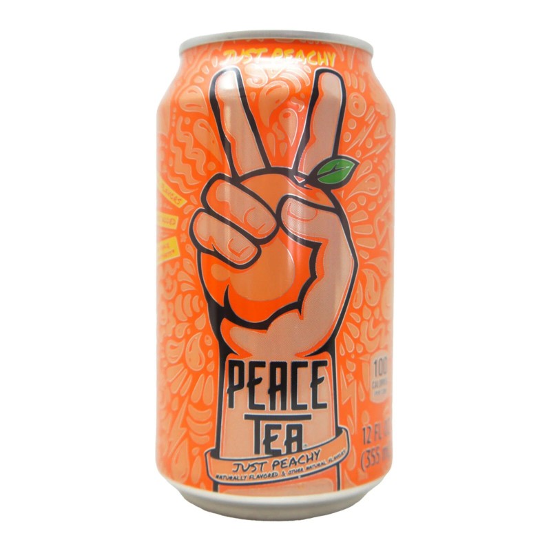 Peace Tea Just Peachy Peace Tea, Peach Flavored Tea Soda,