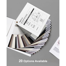 HeyBlinds Motorized Zebra Shades for Indoor Windows, Roller Shades with Customized Size, Electric Cordless Blinds Compatible with Alexa Google Home and Apple Home (Zebra Blinds Fabric Samples)