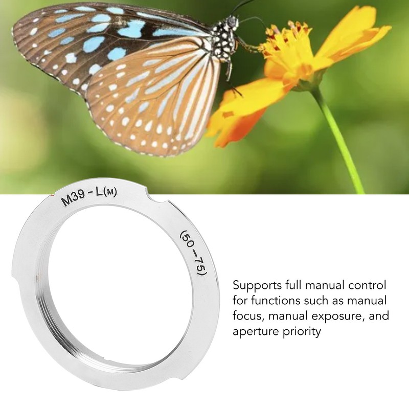 M39‑LM Lens Adapter Ring Aluminium Alloy High Precision Lens Adapter