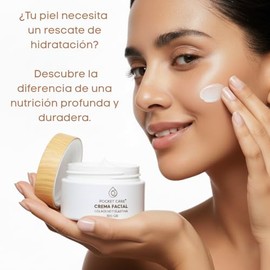 PocketCare Crema Facial con Colágeno y Elastina – Hidratación Profunda y Efecto Antiarrugas – Textura Gel-Crema Ligera No Grasosa tipo cold cream – Mejora Firmeza y Elasticidad – Para Todo Tipo de Piel 100 ml