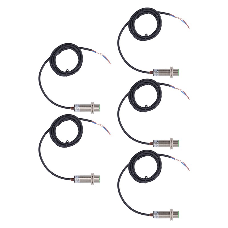 5Pcs Inductive Proximity Switch 150Hz 2 Wire Normally Open IP65
