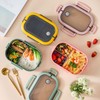 ERBO Brotdose Lunchbox Erwachsene, 1200ml Bento Box, Lunch Box Brotzeitbox,