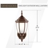 Generation Lighting 1-Light Bakersville Traditional Outdoor Wall Lamp Antique Bronze