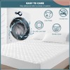 Family Bedding Single Bed Quilted Fitted Mattress Pad - Waterproof
