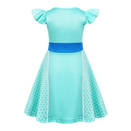 Marendyee Girls Halloween Costume Dress Birthday Party Cosplay Outfits Flutter Sleeve