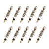 POFET 10pcs Universal Removable Tubeless Presta Valve Cores Silver