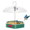 Kingsyard Large Platform Bird Feeder Outdoor Hanging, Adjustable Dome Squirrel