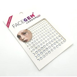 Transparente Strasssteine, Aufkleber für Augen, Gesicht, Körper, Nagelsteine, Nagelsteine, Strasssteine, Gesichtsschmuck, Strasssteine, für Party, Rave-Festival, Verkleidungs-Make-up – selbstklebend – KAZ11