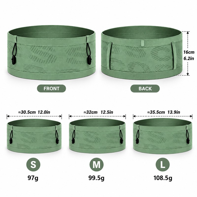 Running Waist Belt for Marathon Training – Lightweight Stretch Running