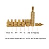Pack of 7 Brass Soldering Iron Melting Aid Tips for