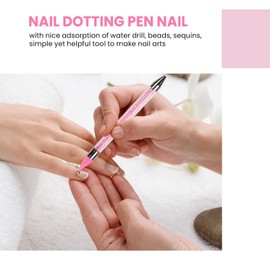 Peakloong 16 Pieces Nail Rhinestones Picker Replacement Head Tips for Nail Dotting Pen to Pick Up Nail Gem Jewelry