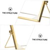 Ciieeo Metal Back Support Photo Frame Dried Flower Glass Frame