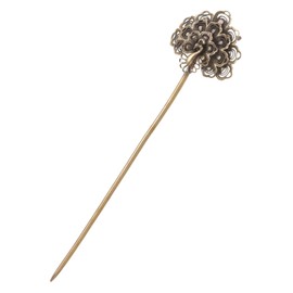 KOMBIUDA Draw Enhancer Tool Peacock Shaped Copper Needle for Easy Dredging Retro Design for Enthusiasts Convenient and Stylish Accessory for Enhanced Smoking Experience