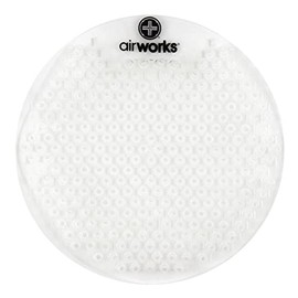 airworks AWSFUS233-BX Splash Free Urinal Screen, Sunburst, 0.22 lb, 8" Height, 6" Width, Clear (Pack of 10)