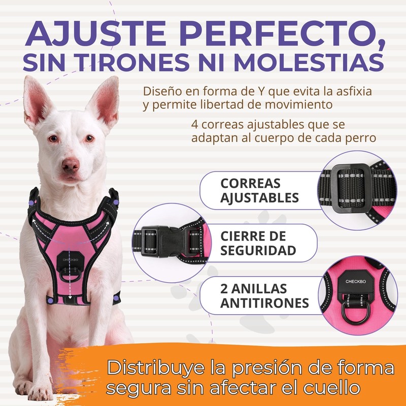 No Pull Harness for Medium Large Dogs, No Escape Harness