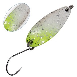 Paladin Trout Spoon VI 2.0 g White - Yellow - Glitter