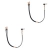Gatuida 2pcs Dual Aux Audio Splitter Cable Braided Headphone and