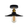LEDSone Vintage Ceiling Light,Edison Flush Mounted Retro Style Metal Industrial