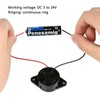GZLCEU Piezo Buzzer, Continuous Tone, Electronic Buzzer, 3 V, 24