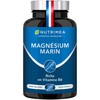 Marine Magnesium and Vitamin B6 | Effectively Fights Fatigue | 150mg/day | 120 Capsules of Plant Origin | 4 Months of Cure | Made in France |  Nutrimea Laboratories