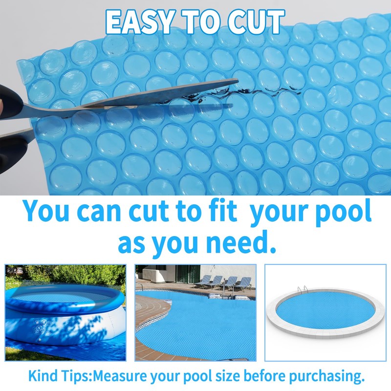 Spa and Hot Tub Bubble Insulating Cover 𝗧𝗿𝗶𝗺𝗺𝗮𝗯𝗹𝗲 (𝟭𝟲 𝗠𝗶𝗹)