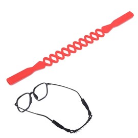 Betijeyo Eyeglass Band, For Kids, Eyeglass Strap, For Sports, Glasses Strap, Anti-Slip Glasses Chain, Unisex, Eyeglass Accessories, For Kids, Men, Women, Adults, Outdoor Activities, red