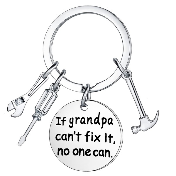 Funny Grandpa Gifts from Granddaughter Grandson Grandpa Keychain Birthday Gifts