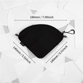Coffee Filter Holder, watchget Reusable Coffee Paper Filter Storage Bag for Cone-shaped Filter Papers V60 Waterproof Canvas Suitable for Outdoor Camping Traveling(02)