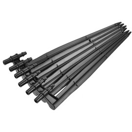 MECCANIXITY Irrigation Drip Support Stakes 200mm Length for 1/4" Tube for 7.5mm ID Drip Emitters for Gardening Patio Lawn 10pcs