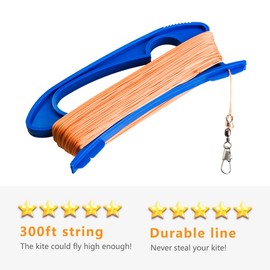 Mint's Colorful Life Drachenschnur with Kite-Griffe,100m Durable Drachen Leine Stecker bereit, 3 pcs