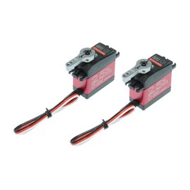 Redcat Racing Hexfly Servo 25KG (Qty 2) Metal Gear Waterproof Servo, Red/Black (B07SL6YY2P)