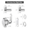 1-1/5" Thumb Operated Offset Cam Lock, Keyless Compartment for RV,