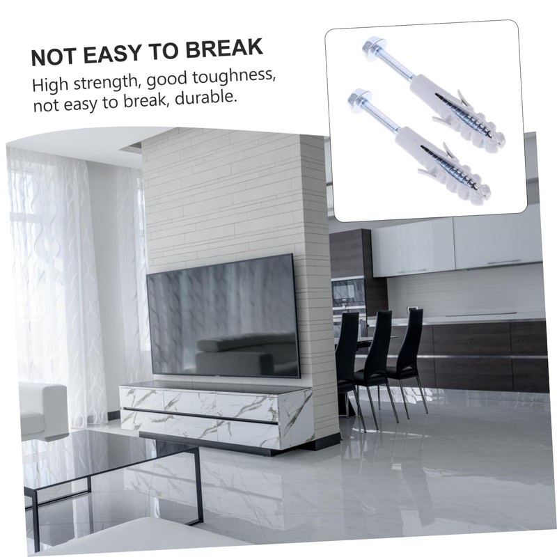 Mobestech 10sets Tv Mount Anchors and Screws for Easy Installation